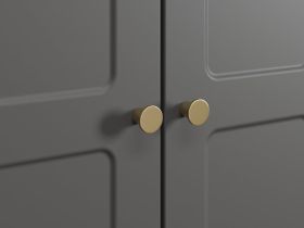 Распашной шкаф Виклу 2-90x210 Графитовый