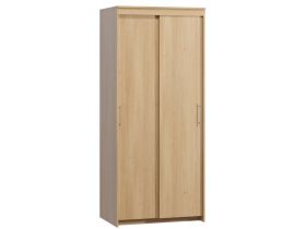 Шкаф-купе Тебар 2-90x200 Дуб Барбера без зеркал
