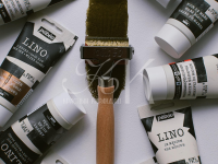 Краска для линогравюры Pebeo "LINO" 80 мл, дуохром розово-синий