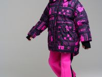 Куртка текстильная с полиуретановым покрытием для девочек