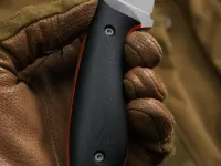 Туристический нож N.C. Custom Crony, сталь AUS-10, рукоять Black/Orange G10