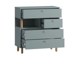 Комод Дикинс 85x92 Серо-зеленый