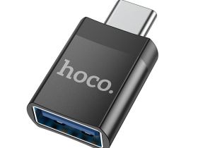 Переходник Hoco UA17 Type-C/USB 3.0 (черный)