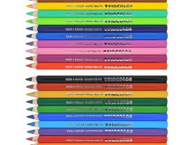 Набор карандашей цветных Koh-I-Noor "Triocolor" 24 цв трехгранные