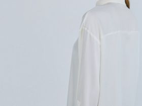 Блузка из сатина, Бежевый