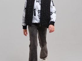 Жилет текстильный с полиуретановым покрытием для девочек