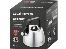 Чайник со свистком Polaris Graphit-2,5L