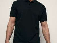 Базовое поло из хлопка прямого силуэта