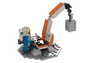 Космические приключения AB-1319 Конструктор Большой звездолет исследователей