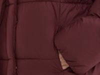 Утеплённая стёганая куртка с шарфом, Фиолетовый