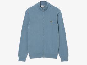 Мужской свитер Lacoste на молнии из органического хлопка