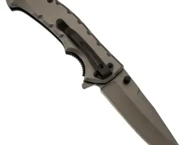 Складной полуавтоматический нож DA78, сталь 65Х13, рукоять сталь