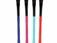 Кисть коза №4 плоская Альбатрос "КОНФЕТТИ" короткая ручка