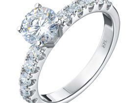 Кольцо из белого золота э4712кц04202741