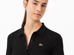 Женское поло Lacoste приталенного кроя из органического хлопка