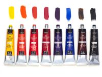 Набор масла "Малевичъ" закат, 8 цв*12 мл