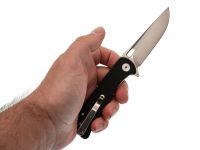 Складной нож Dr.Tech W3898GB, сталь D2, рукоять G10, черный