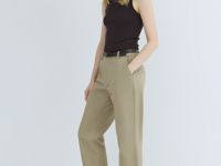 Чиносы с ремнём, Бежевый