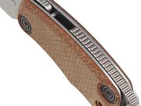 Складной нож Fox Nix, сталь D2, рукоять микарта, коричневый