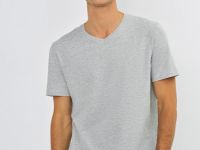 Футболка с V-образным вырезом, Серый