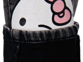 Брюки текстильные джинсовые утепленные флисом для девочек