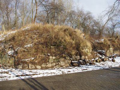 Руины городской стены