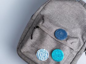 Набор значков с холстом Малевичъ, круглые 5,8 см, 3 шт