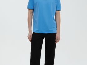 Поло из хлопка свободного кроя