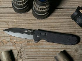 Складной нож SOG Pentagon Mk3-Blackout, сталь  CTS-XHP, рукоять G10