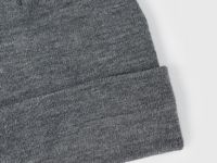 Шапка с отворотом, Серый