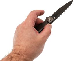 Складной нож Kizer Original 2 Sheepsfoot, сталь S45VN, рукоять титан, серый