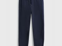 Джоггеры из эластичной ткани, Голубой