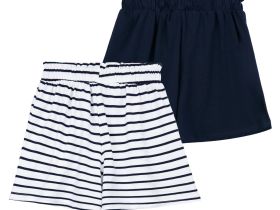 Шорты трикотажные для девочек, 2 шт в комплекте