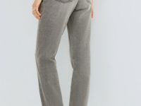 Прямые джинсы со средней посадкой, Серый