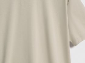 Футболка из мерсеризованного хлопка, Бежевый