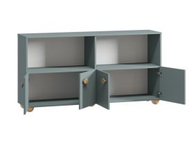Стеллаж детский Тесси 146x75 Серо-зеленый