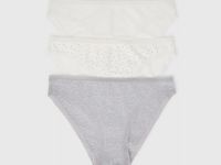 Классические трусы, 3 шт., Белый