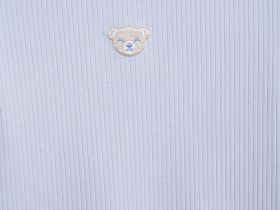 Лонгслив в рубчик для девочек, Голубой