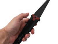 Складной нож Daggerr Cinquedea all black DLC, сталь VG-10, рукоять G10