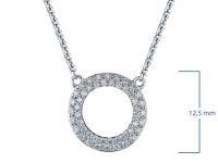 Колье из серебра э0612кл04154800