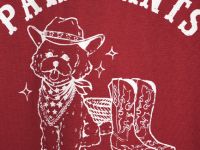 Футболка с принтом для девочек, Красный