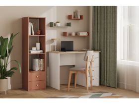 Стеллаж Кейн 2-39x149 Терракотовый