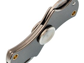 Складной нож-спиннер Sanrenmu 3135-SE, серебристый