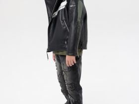 Куртка кожаная для мальчиков