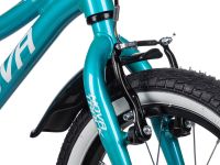 Детский велосипед Novatrack Katrina 16 V-Brake, год 2025, цвет Красный-Фиолетовый