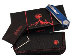 Складной нож Dr.Tech W3897GB, сталь D2, рукоять G10, синий