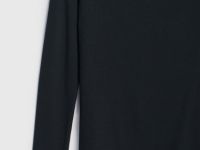 Лонгслив из вискозы, Черный