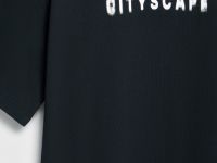 Футболка с принтом, Черный