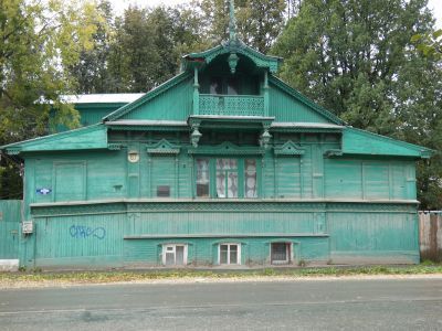 Дом, в котором жил и работал художник Г.А. Мелентьев