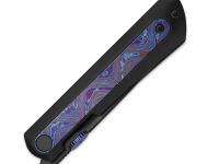 Складной нож Kizer Quoll, сталь S45VN, рукоять Titanium&Titanium Damascus